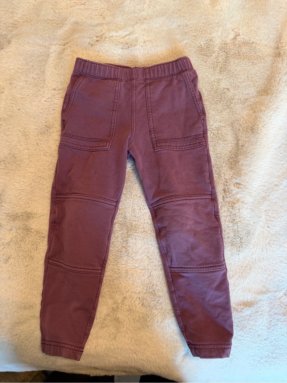 Tea Collection Kids Burgundy Jogger Pants